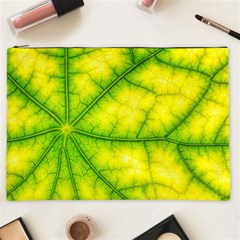 Photosynthesis Leaf Green Structure Cosmetic Bag (xxl) by Wegoenart