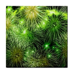 Fireworks Rocket New Year S Day Tile Coaster