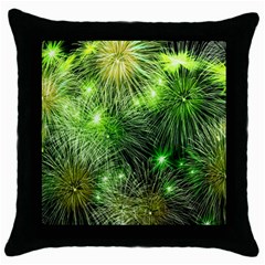 Fireworks Rocket New Year S Day Throw Pillow Case (Black)