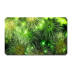 Fireworks Rocket New Year S Day Magnet (Rectangular)