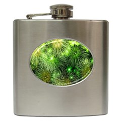 Fireworks Rocket New Year S Day Hip Flask (6 oz)