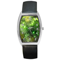 Fireworks Rocket New Year S Day Barrel Style Metal Watch