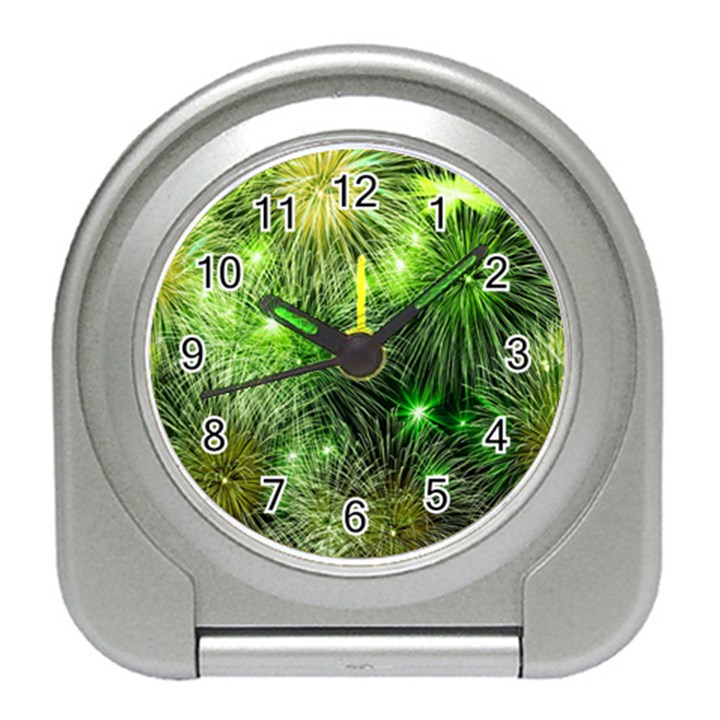 Fireworks Rocket New Year S Day Travel Alarm Clock