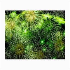 Fireworks Rocket New Year S Day Small Glasses Cloth