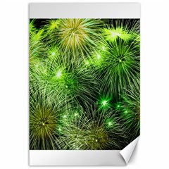 Fireworks Rocket New Year S Day Canvas 12  x 18 