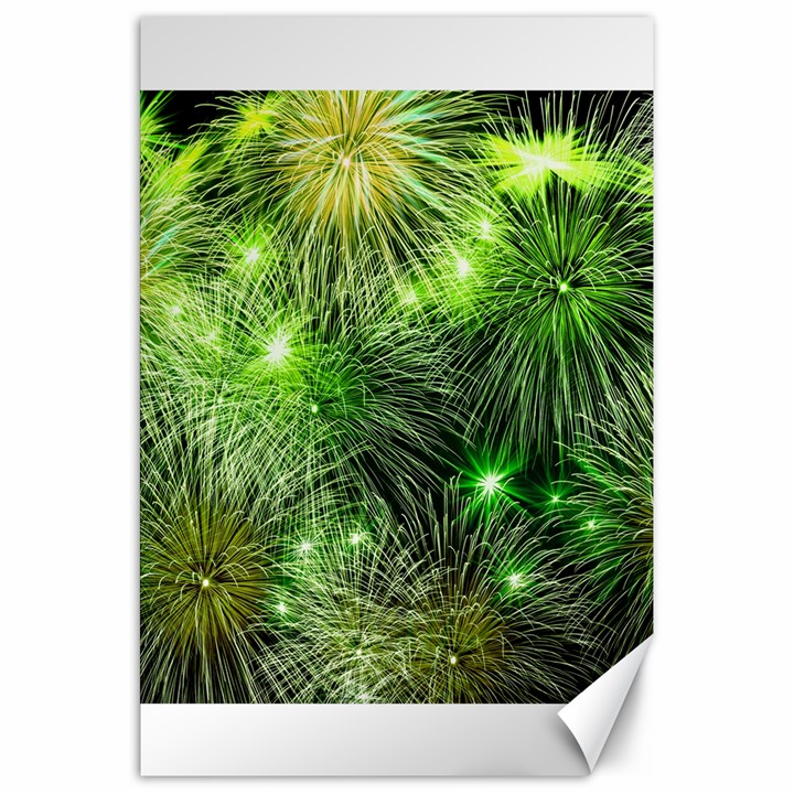 Fireworks Rocket New Year S Day Canvas 20  x 30 