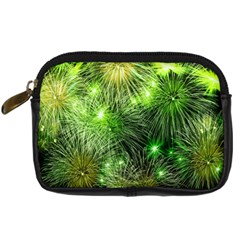 Fireworks Rocket New Year S Day Digital Camera Leather Case