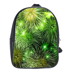 Fireworks Rocket New Year S Day School Bag (Large)