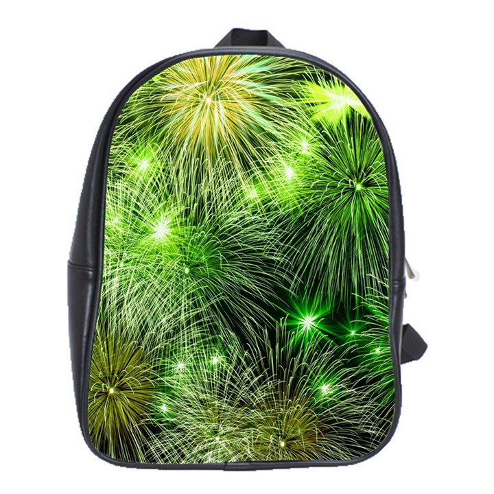 Fireworks Rocket New Year S Day School Bag (Large)