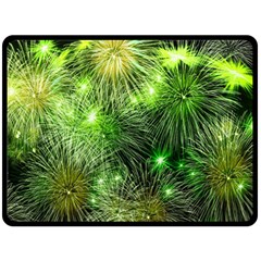 Fireworks Rocket New Year S Day Fleece Blanket (Large) 