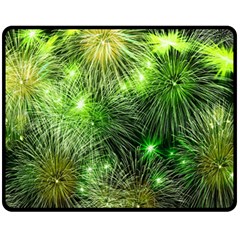 Fireworks Rocket New Year S Day Fleece Blanket (Medium) 