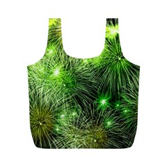 Fireworks Rocket New Year S Day Full Print Recycle Bag (M)