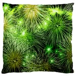 Fireworks Rocket New Year S Day Large Flano Cushion Case (One Side) Front