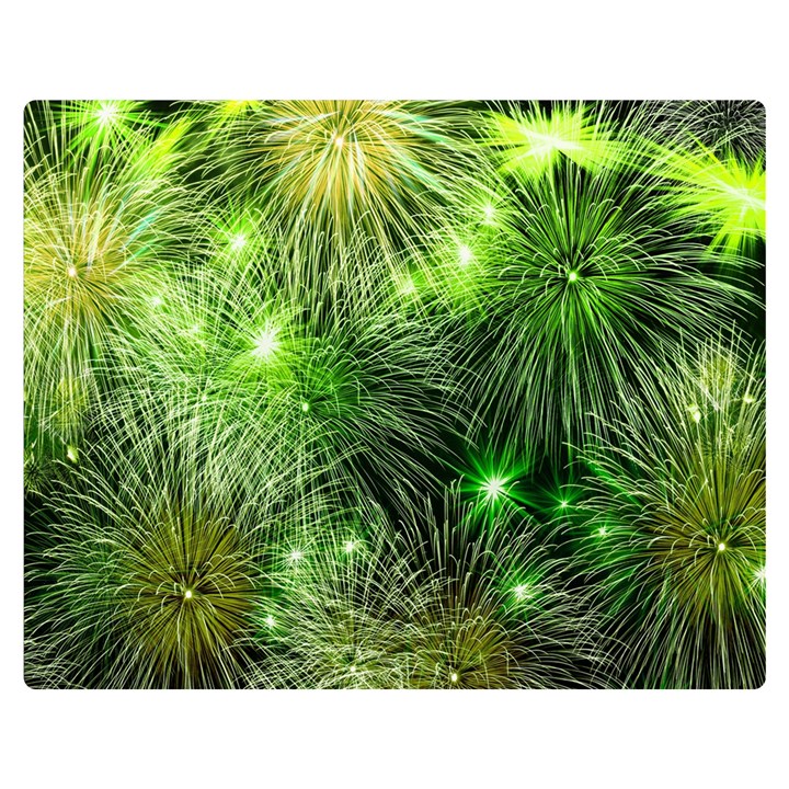 Fireworks Rocket New Year S Day Double Sided Flano Blanket (Medium) 