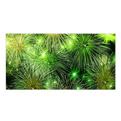 Fireworks Rocket New Year S Day Satin Shawl