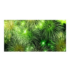 Fireworks Rocket New Year S Day Satin Wrap