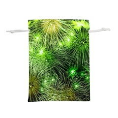 Fireworks Rocket New Year S Day Lightweight Drawstring Pouch (l) by Wegoenart