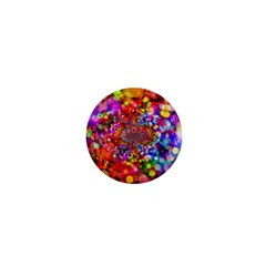 Bokeh Color Light Points Pattern 1  Mini Buttons by Wegoenart