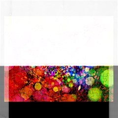 Bokeh Color Light Points Pattern Rectangular Jigsaw Puzzl by Wegoenart