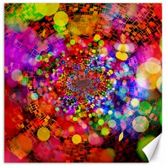 Bokeh Color Light Points Pattern Canvas 20  X 20  by Wegoenart