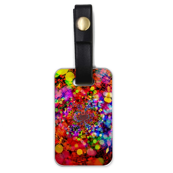 Bokeh Color Light Points Pattern Luggage Tag (one side)