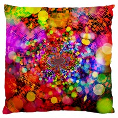 Bokeh Color Light Points Pattern Standard Flano Cushion Case (one Side) by Wegoenart