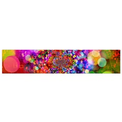 Bokeh Color Light Points Pattern Small Flano Scarf by Wegoenart