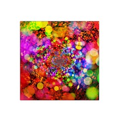 Bokeh Color Light Points Pattern Satin Bandana Scarf by Wegoenart