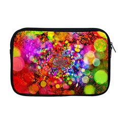 Bokeh Color Light Points Pattern Apple Macbook Pro 17  Zipper Case by Wegoenart