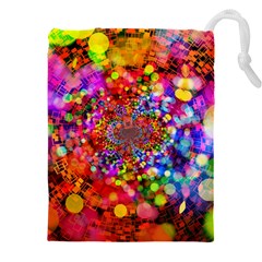 Bokeh Color Light Points Pattern Drawstring Pouch (4xl)