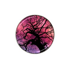 Trees Silhouette Sky Clouds Sunset Hat Clip Ball Marker (4 Pack) by Wegoenart