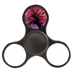 Trees Silhouette Sky Clouds Sunset Finger Spinner by Wegoenart