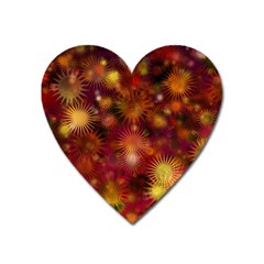 Star Abstract Background Wallpaper Heart Magnet by Wegoenart