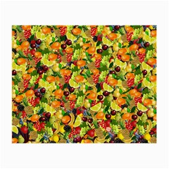 Background Pattern Structure Fruit Small Glasses Cloth (2 Sides) by Wegoenart