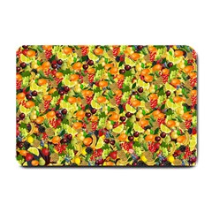 Background Pattern Structure Fruit Small Doormat  by Wegoenart