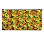 Background Pattern Structure Fruit Pencil Cases Back