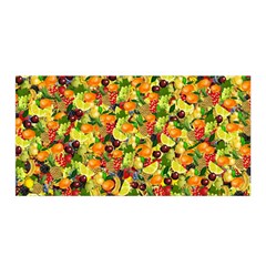 Background Pattern Structure Fruit Satin Wrap by Wegoenart