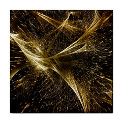 Quantum Physics Wave Particles Tile Coaster by Wegoenart