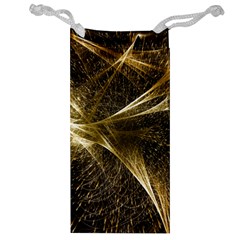 Quantum Physics Wave Particles Jewelry Bag by Wegoenart