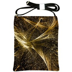 Quantum Physics Wave Particles Shoulder Sling Bag by Wegoenart