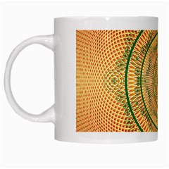 Mandalas Flower Mandalas Flowers White Mugs by Wegoenart