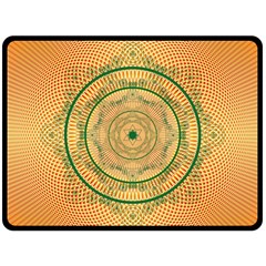 Mandalas Flower Mandalas Flowers Double Sided Fleece Blanket (large)  by Wegoenart