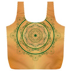 Mandalas Flower Mandalas Flowers Full Print Recycle Bag (xl) by Wegoenart