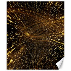 Quantum Physics Wave Particles Canvas 8  X 10  by Wegoenart