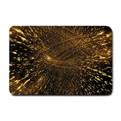 Quantum Physics Wave Particles Small Doormat  by Wegoenart