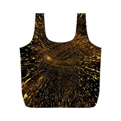 Quantum Physics Wave Particles Full Print Recycle Bag (m) by Wegoenart