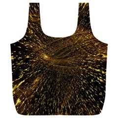 Quantum Physics Wave Particles Full Print Recycle Bag (xxl) by Wegoenart