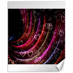 Bokeh Heart Love Romance Canvas 11  X 14  by Wegoenart