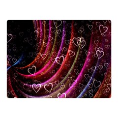 Bokeh Heart Love Romance Double Sided Flano Blanket (mini)  by Wegoenart