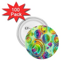 Wallpaper Pattern Colorful Color 1 75  Buttons (100 Pack)  by Wegoenart